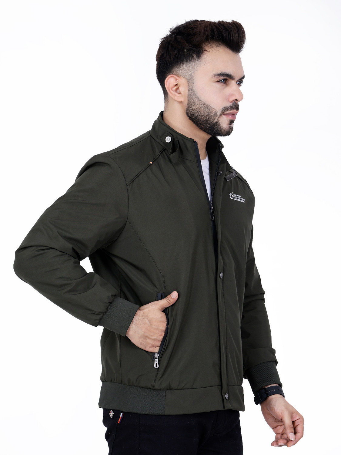 Image of Dollar Full Sleeve Solid Men Jacket