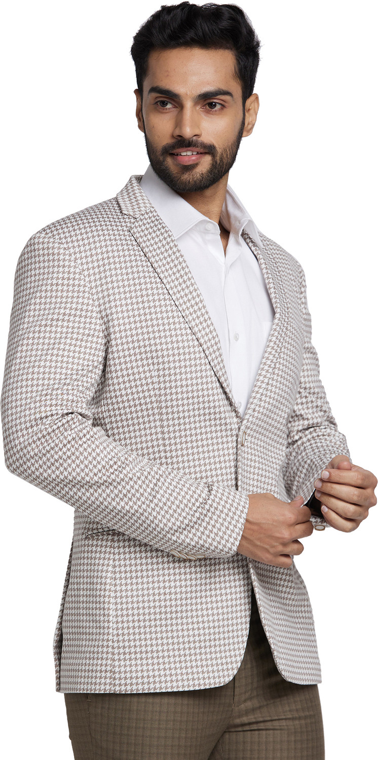 Image of PARK AVENUE Full Sleeve Self Design Men Jacket
