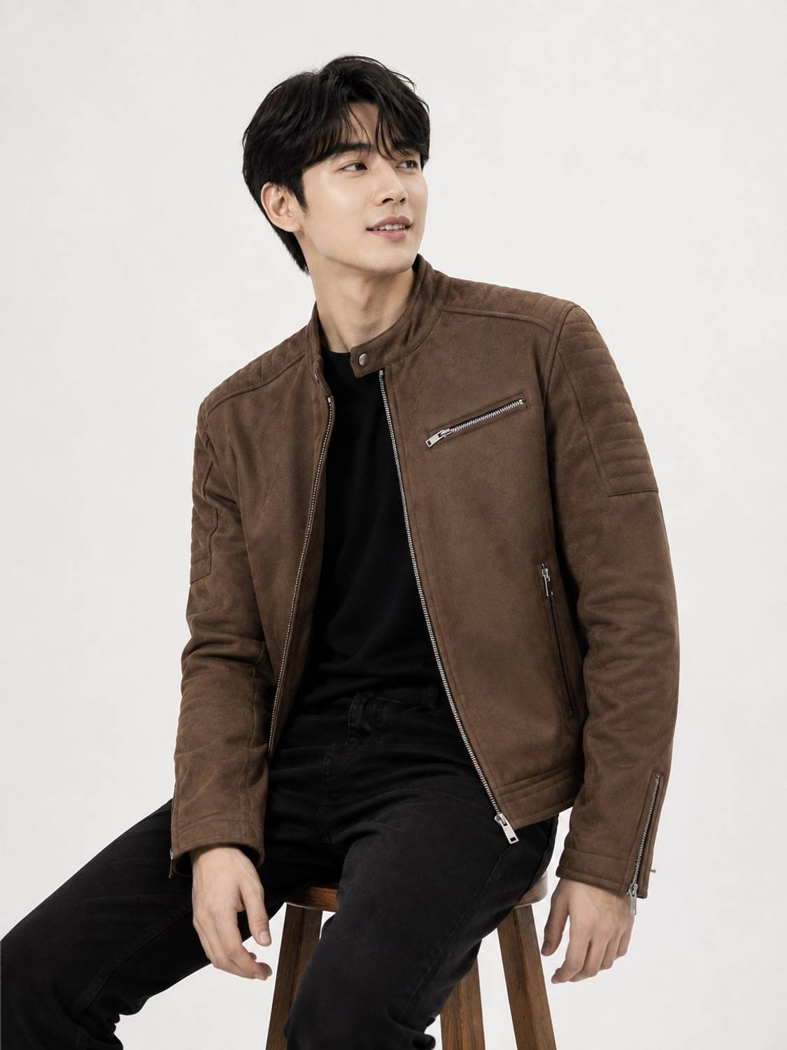 I,M BACK Full Sleeve Solid Men Jacket - Image 2
