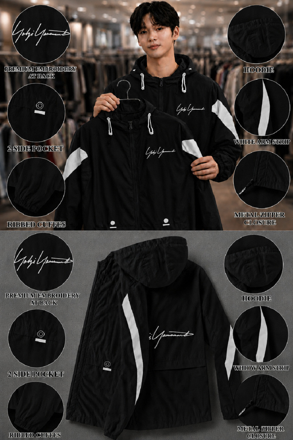 Image of ROXFID Full Sleeve Colorblock Men Jacket