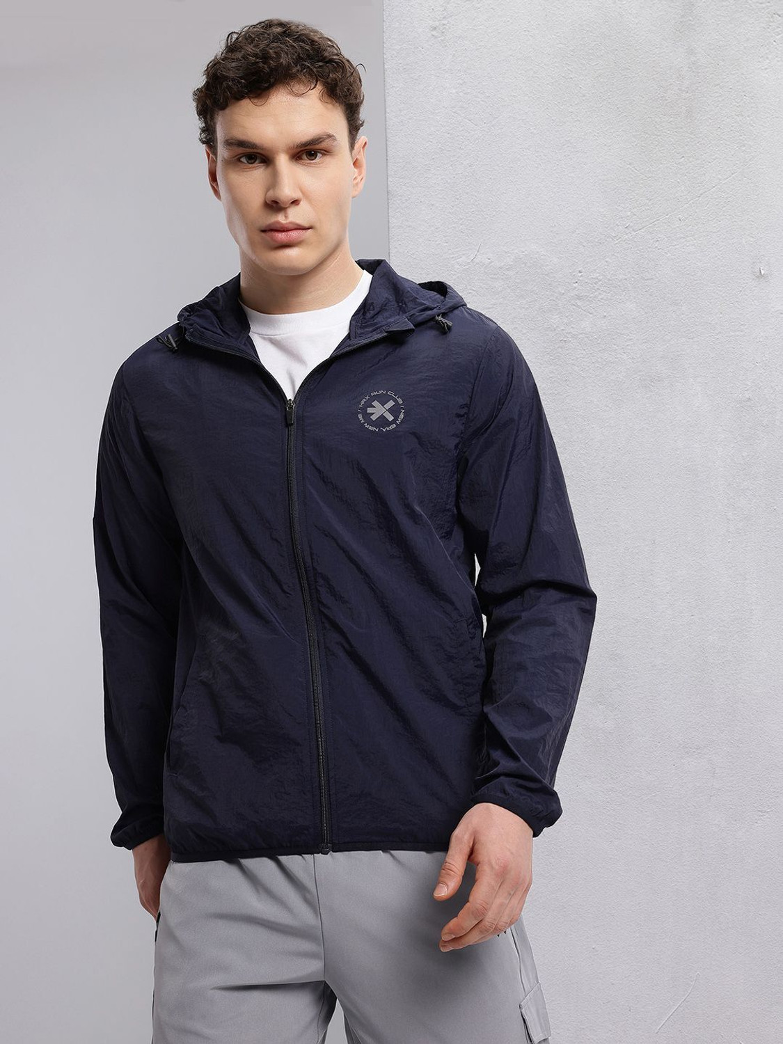 Image of HRX by Hrithik Roshan Full Sleeve Solid Men Jacket