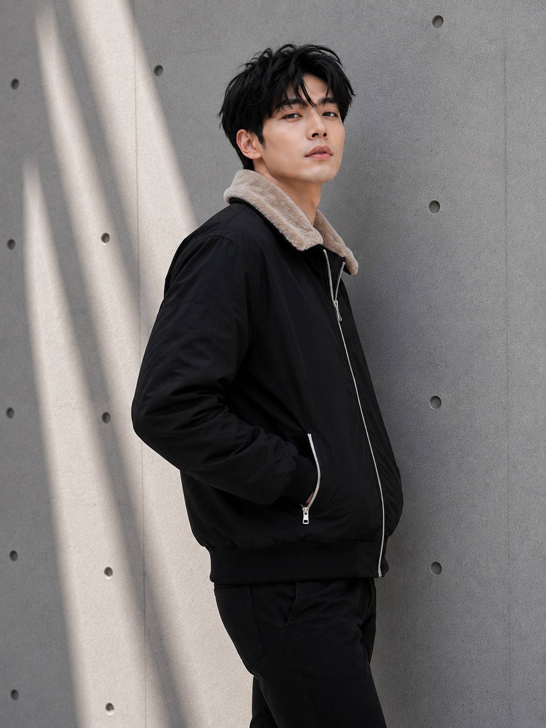 DECANTER Men's Full Sleeve Solid Jacket - Image 3