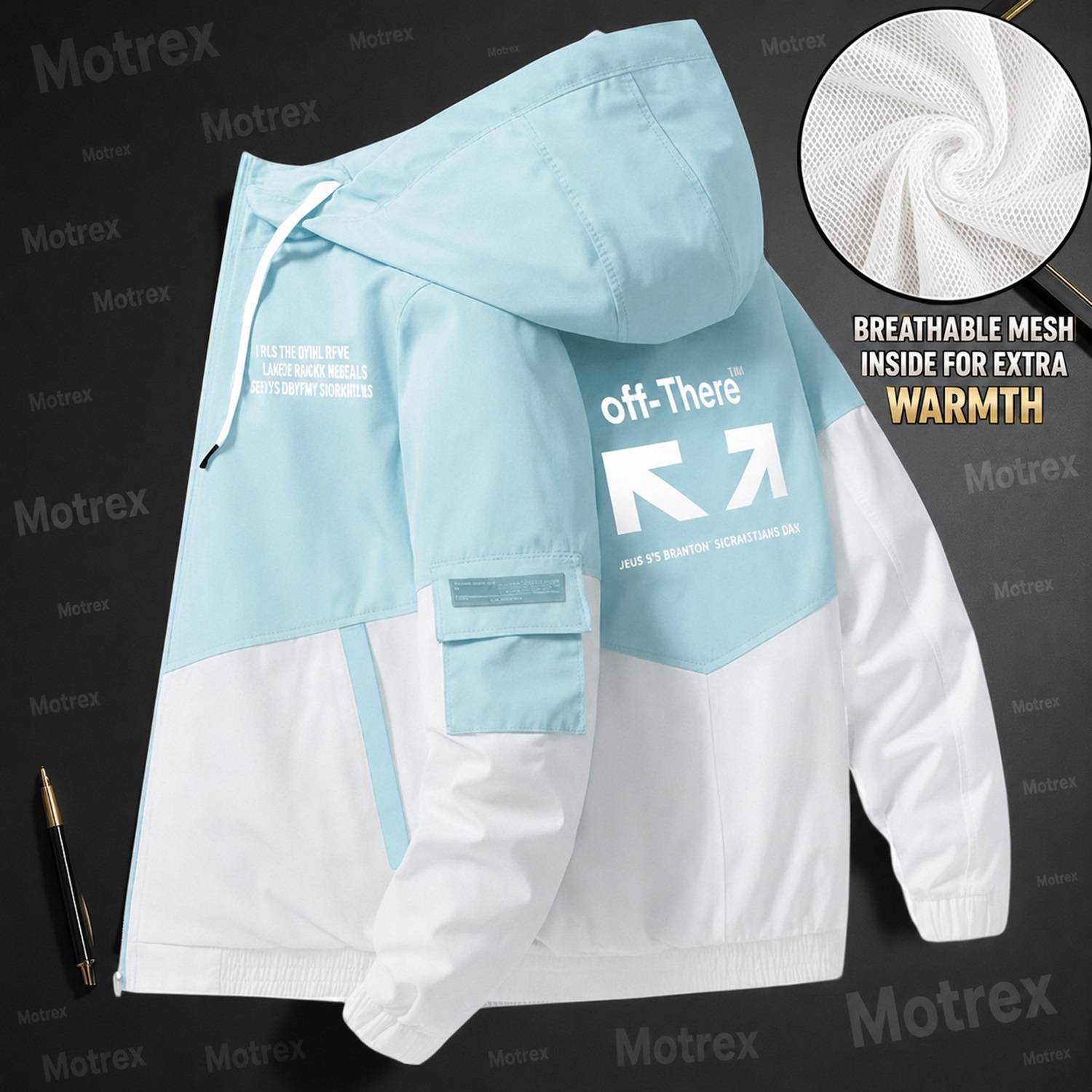 MOTREX Full Sleeve Colorblock Men Jacket - Image 1