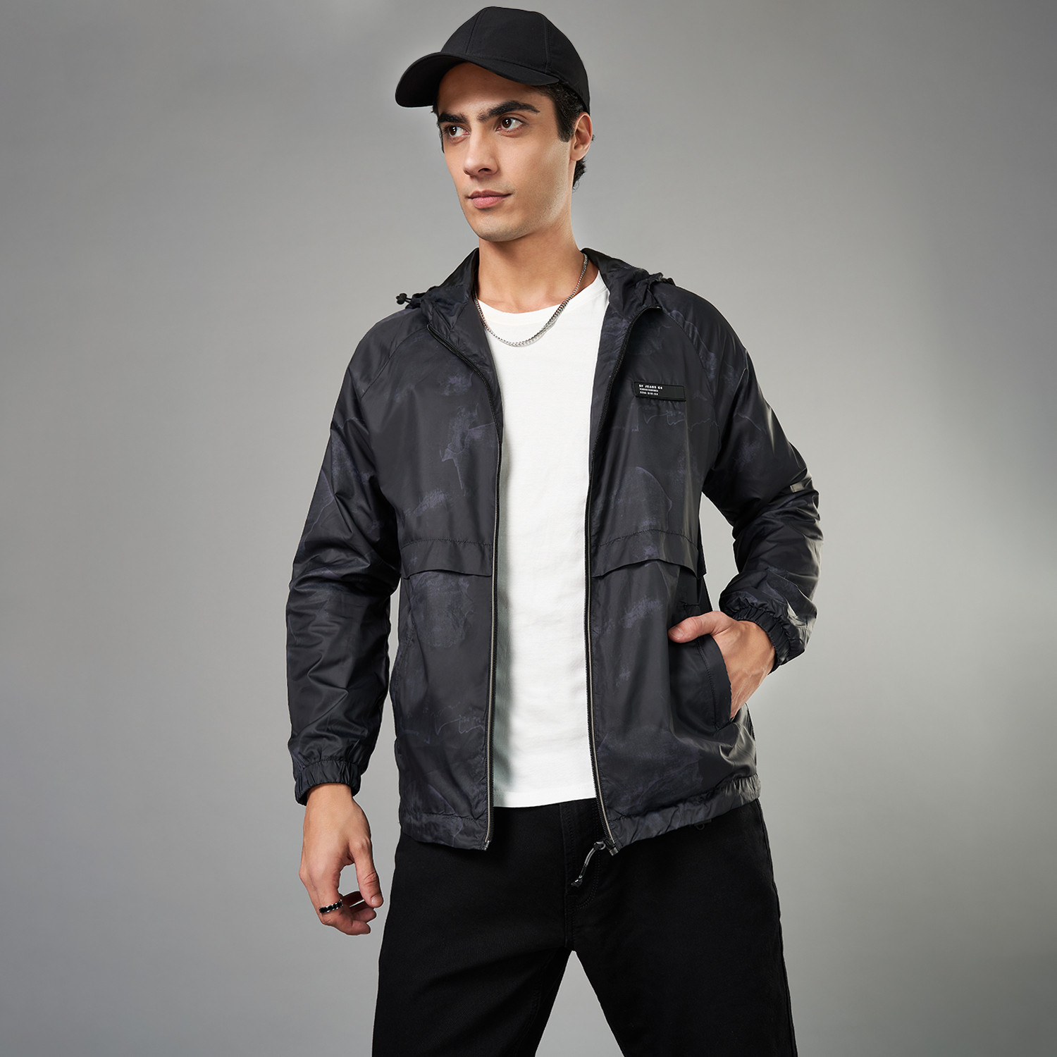 Image of SF Jeans by Pantaloons Full Sleeve Solid Men Jacket