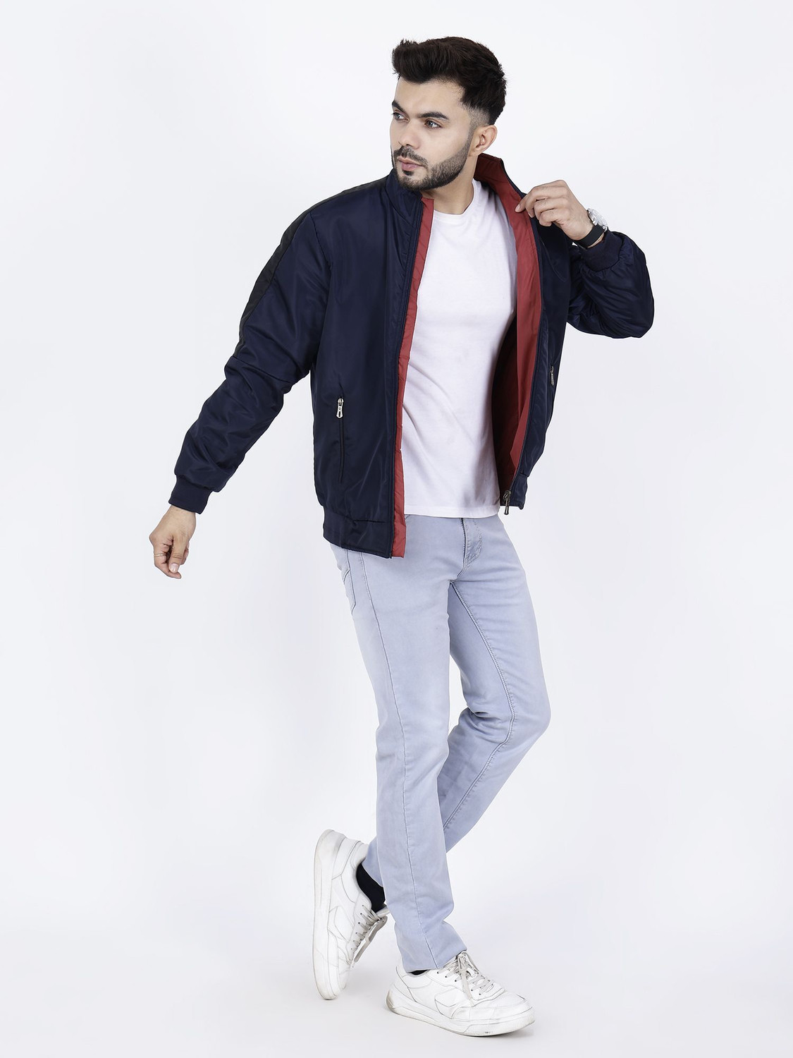 Image of Dollar Full Sleeve Solid Men Jacket