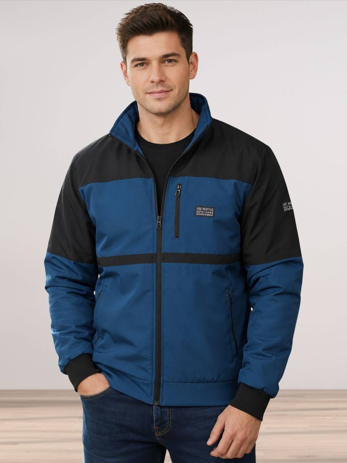 TrendsTalk Full Sleeve Solid Men Jacket - Image 1