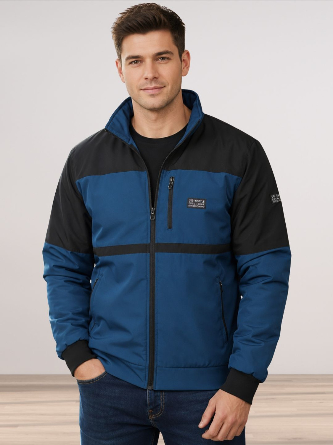 Image of TrendsTalk Full Sleeve Solid Men Jacket