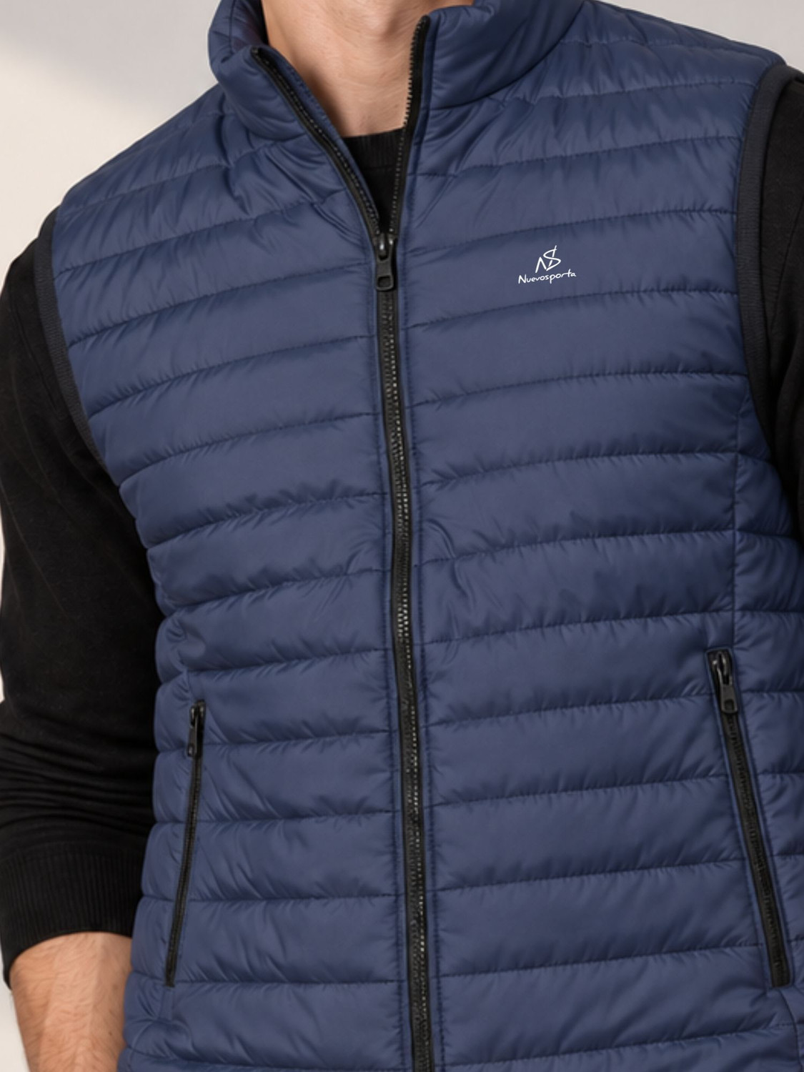 Image of NUEVOSPORTA Men Solid Puffer Jacket