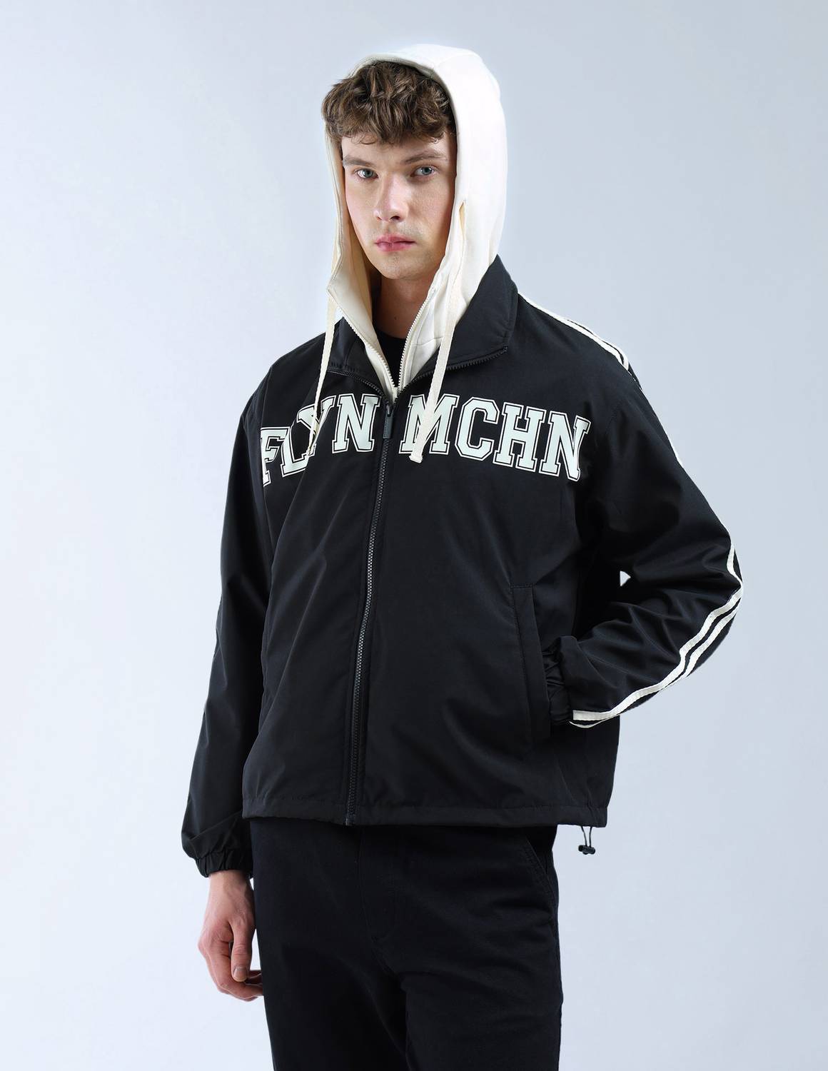 FLYING MACHINE Full Sleeve Graphic Print Men Jacket - Image 2