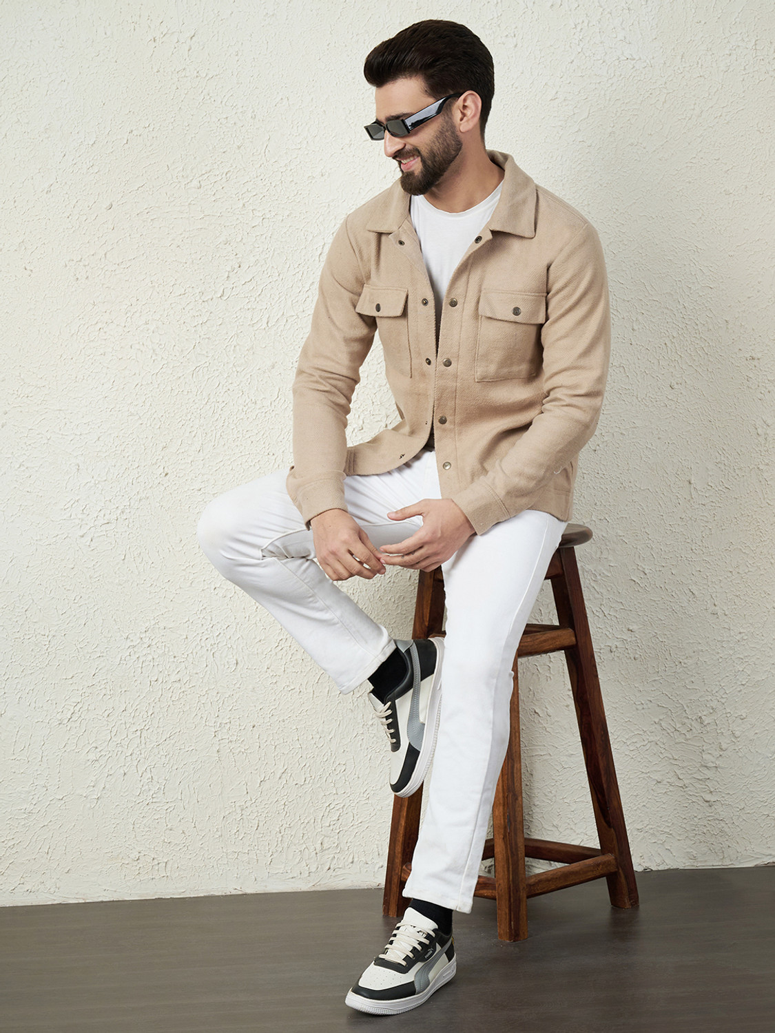 Image of Bigreams Full Sleeve Solid Men Jacket