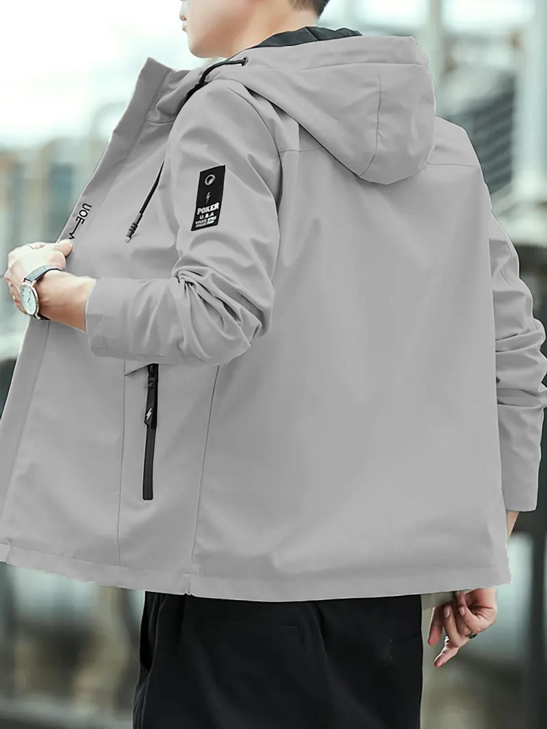 Image of POSHAX Full Sleeve Solid Men Jacket