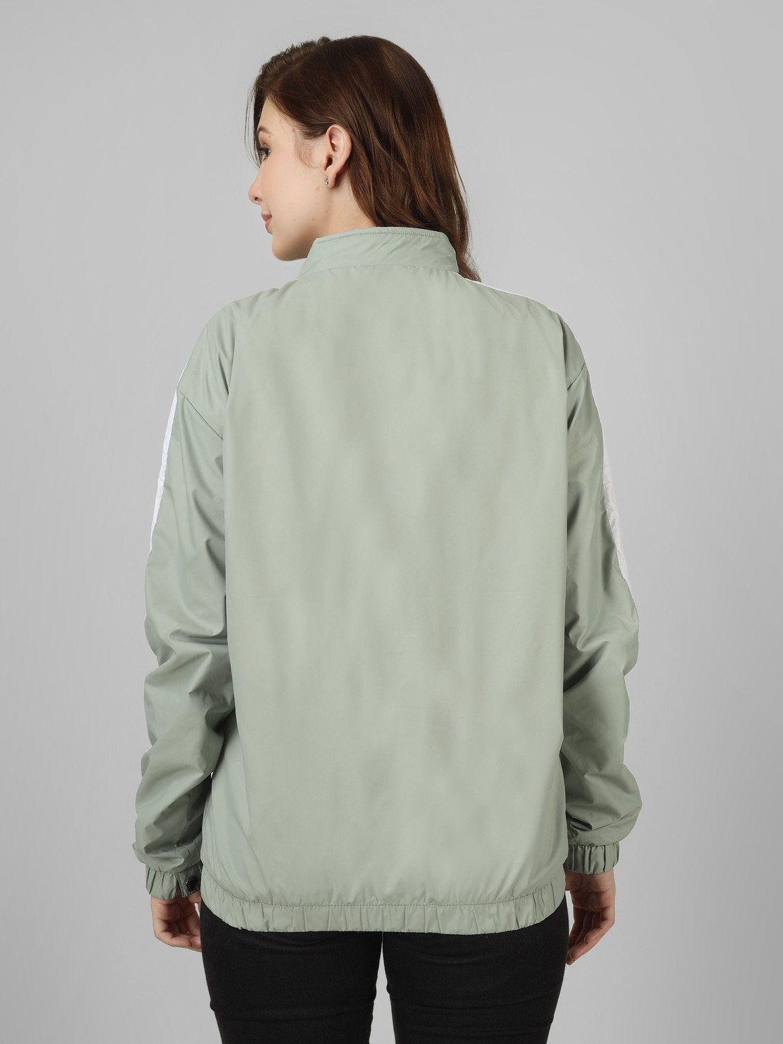 Image of Lavozia Full Sleeve Colorblock Women Jacket