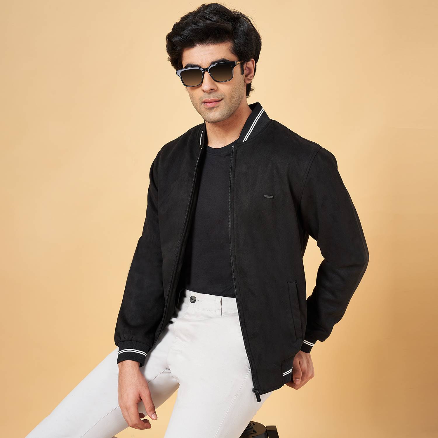 Byford by Pantaloons Full Sleeve Solid Men Jacket