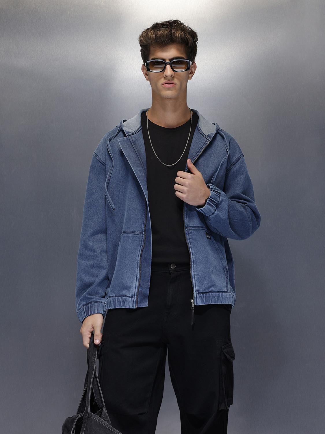 Image of WROGN Full Sleeve Solid Men Jacket