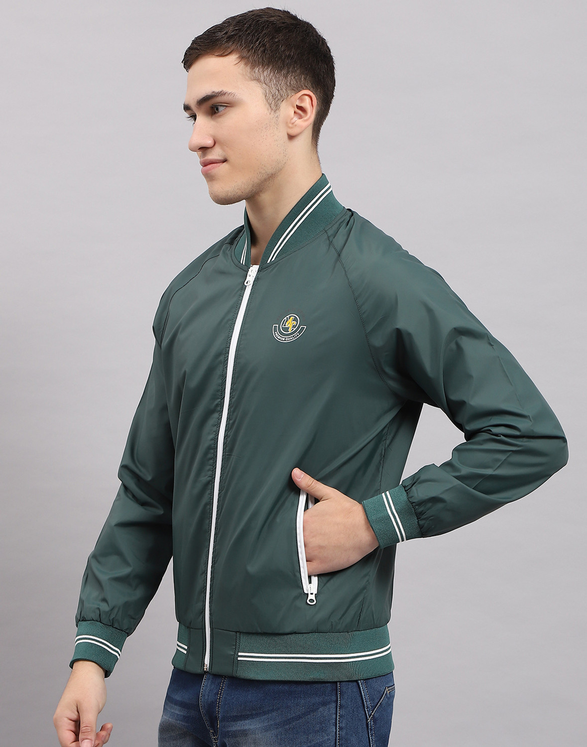 Image of MONTE CARLO Full Sleeve Solid Men Jacket
