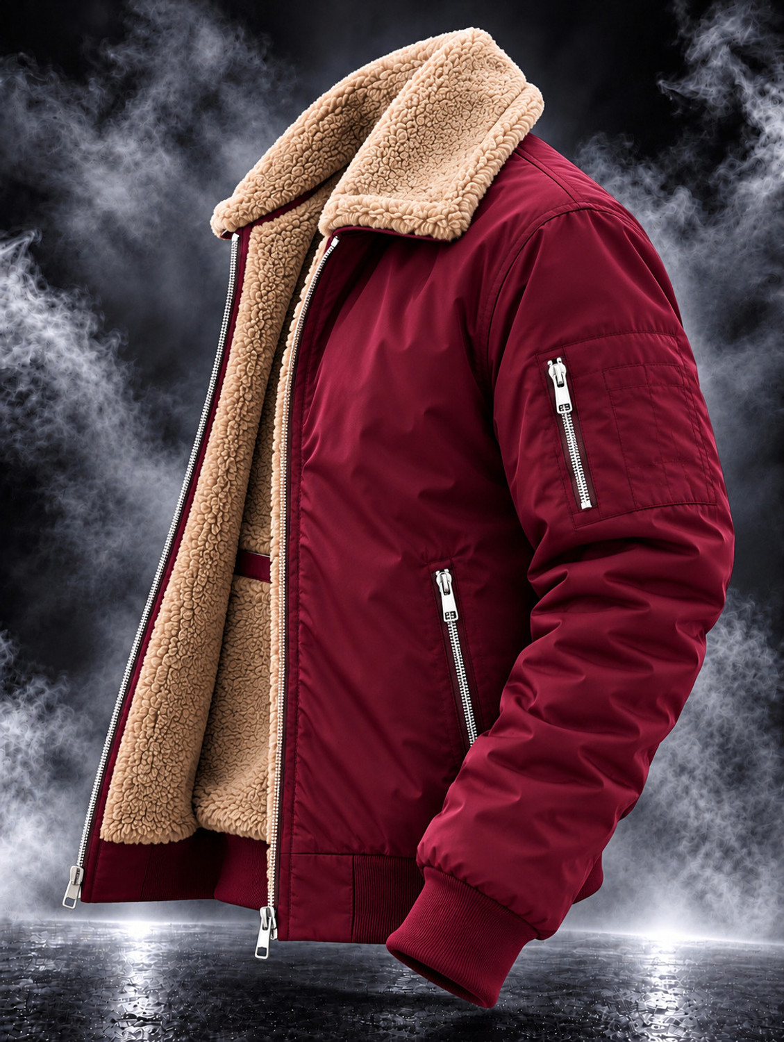 Image of ZEPPI Men Solid Casual Jacket