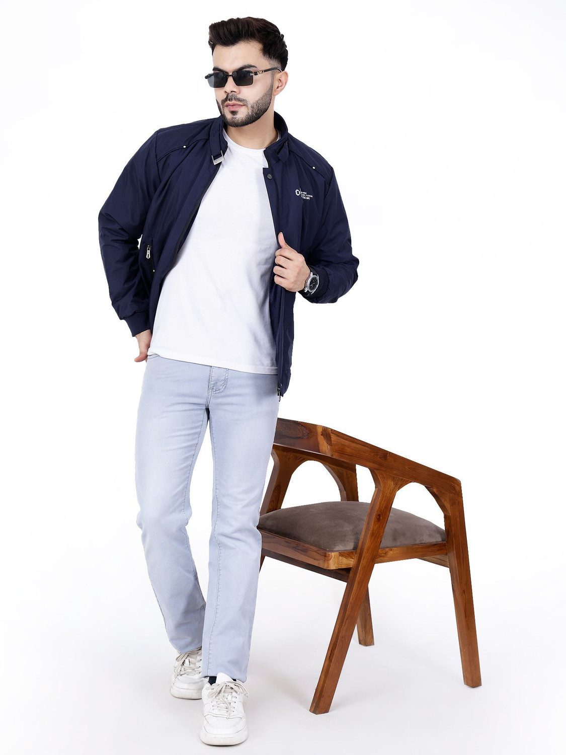 Image of Dollar Full Sleeve Solid Men Jacket