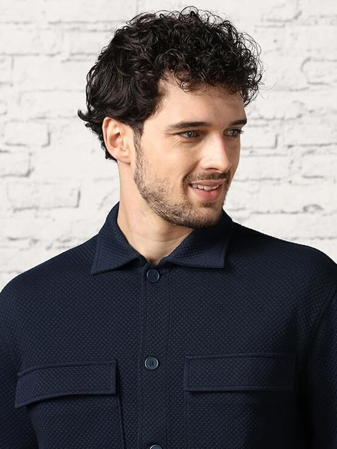 Image of NOBERO Full Sleeve Solid Men Jacket