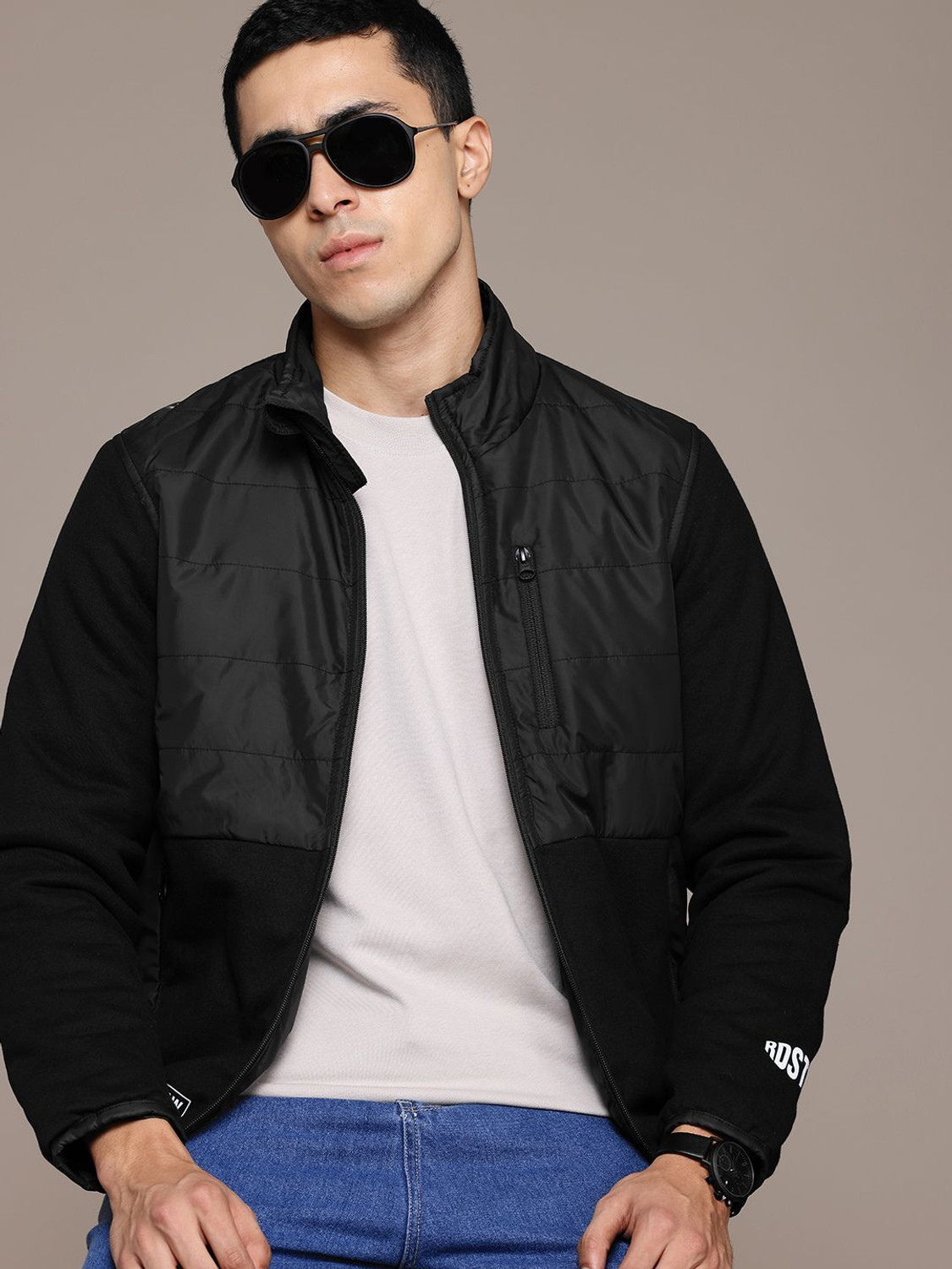 Image of Roadster Full Sleeve Solid Men Jacket