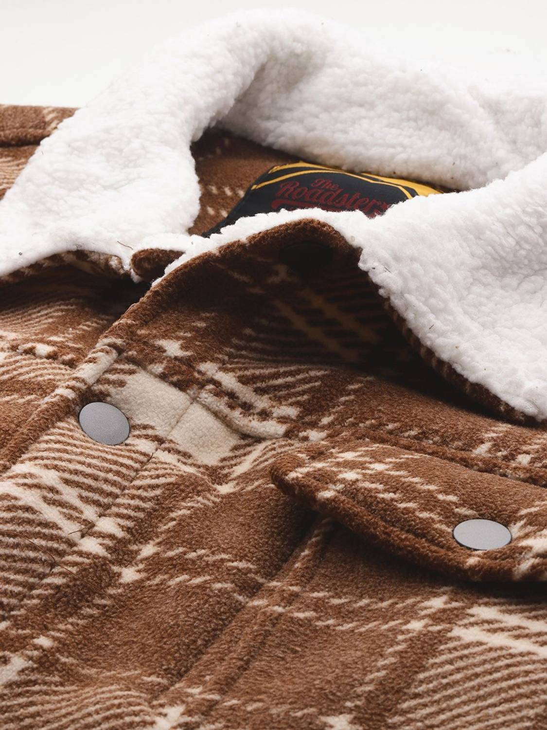 Roadster Full Sleeve Checkered Men Jacket - Image 3