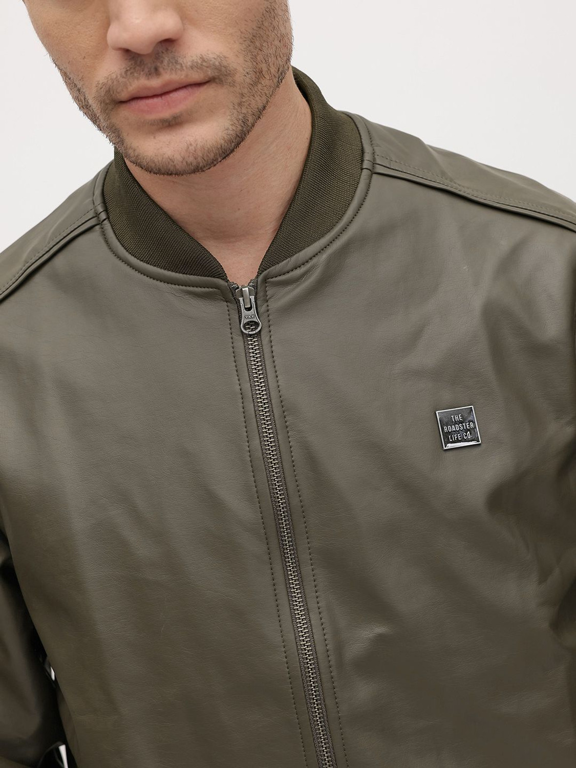 Image of Roadster Full Sleeve Solid Men Jacket