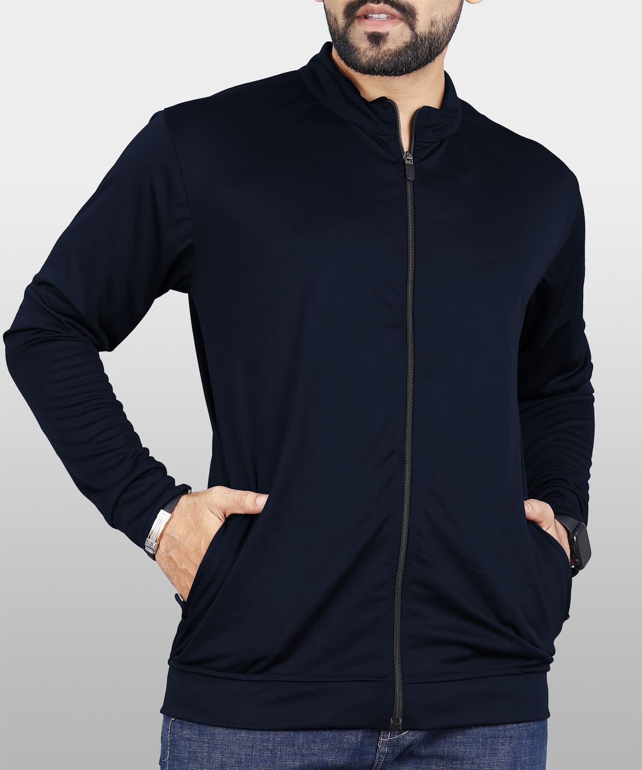 Image of Veehaus Full Sleeve Solid Men Jacket