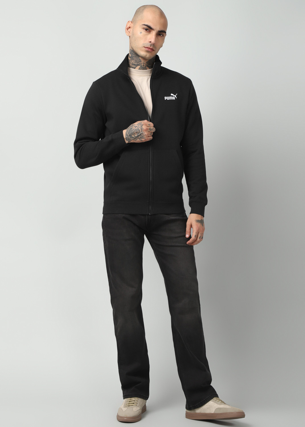 Image of PUMA Full Sleeve Solid Men Jacket
