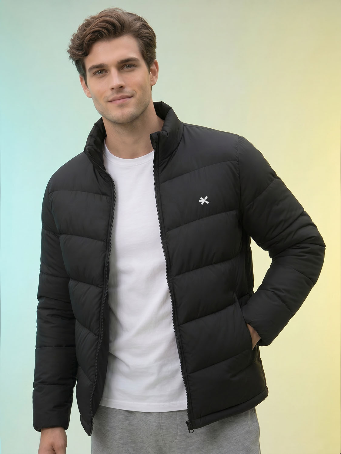 Image of HRX by Hrithik Roshan Full Sleeve Solid Men Jacket