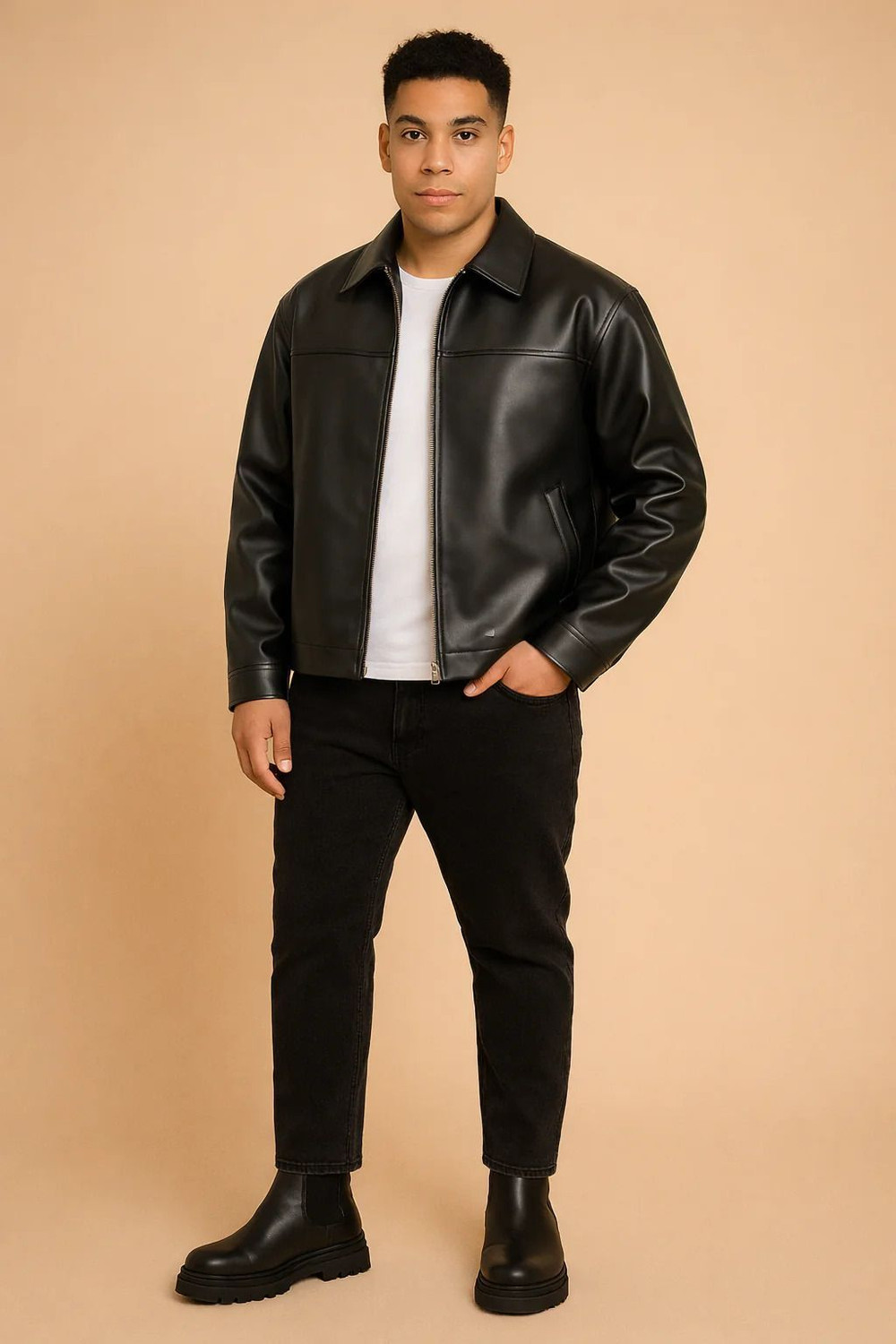 Image of dubster Full Sleeve Solid Men & Women Jacket