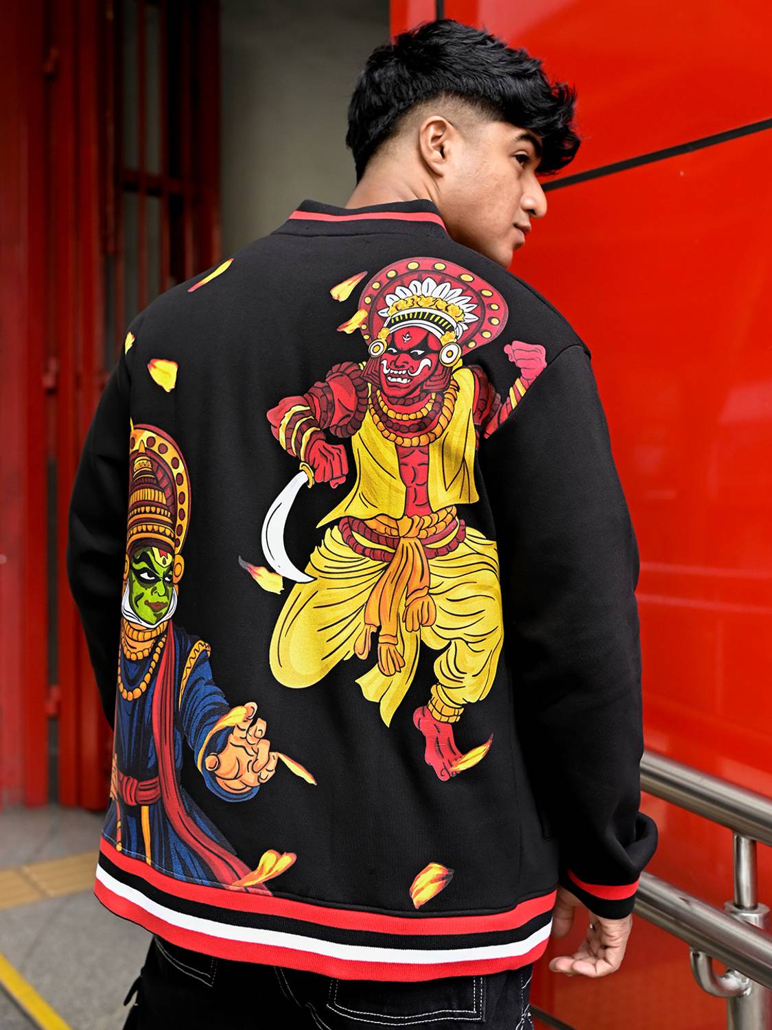 MyDesignation Full Sleeve Graphic Print Men Jacket - Image 2