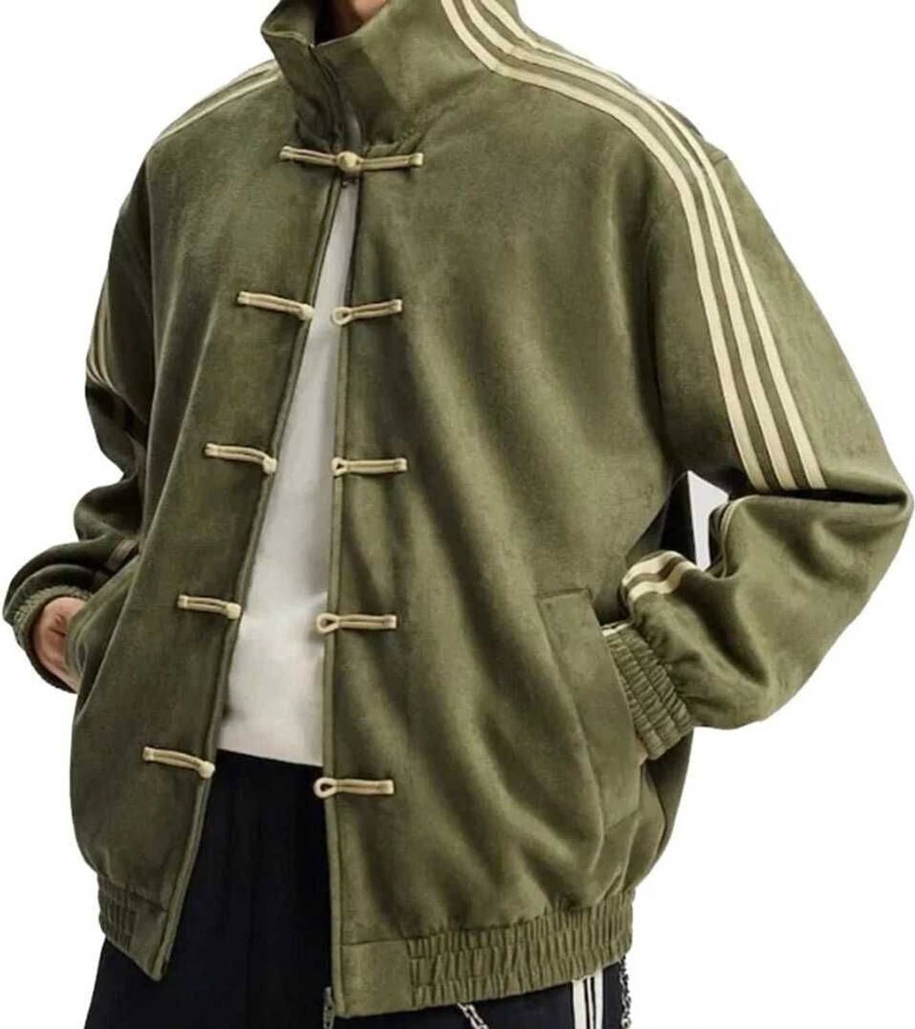 YDWC Full Sleeve Striped Men Jacket - Image 4