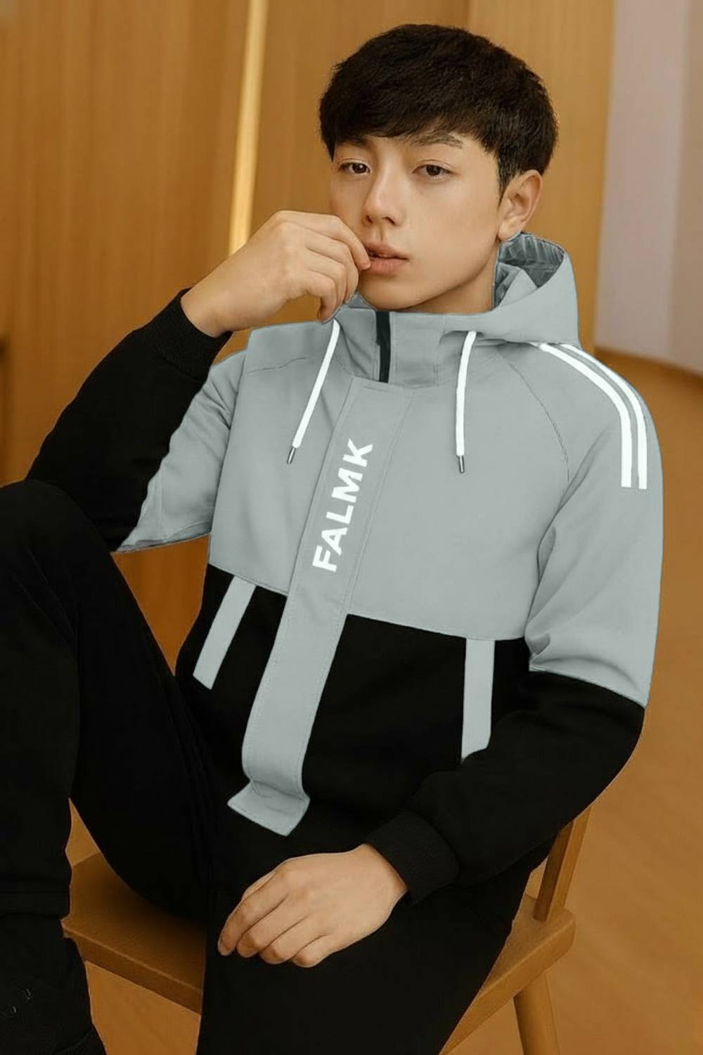 MOTREX Full Sleeve Colorblock Men Jacket - Image 5