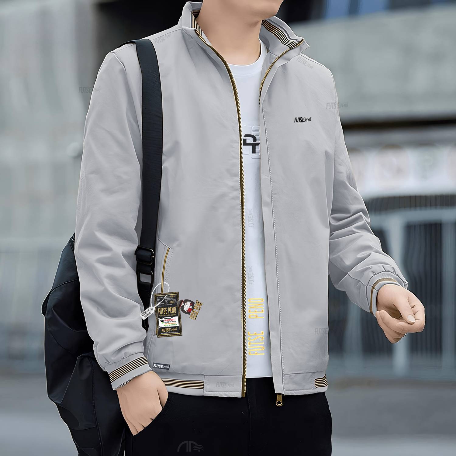 FUTSE PENO Full Sleeve Embroidered Men Jacket - Image 4