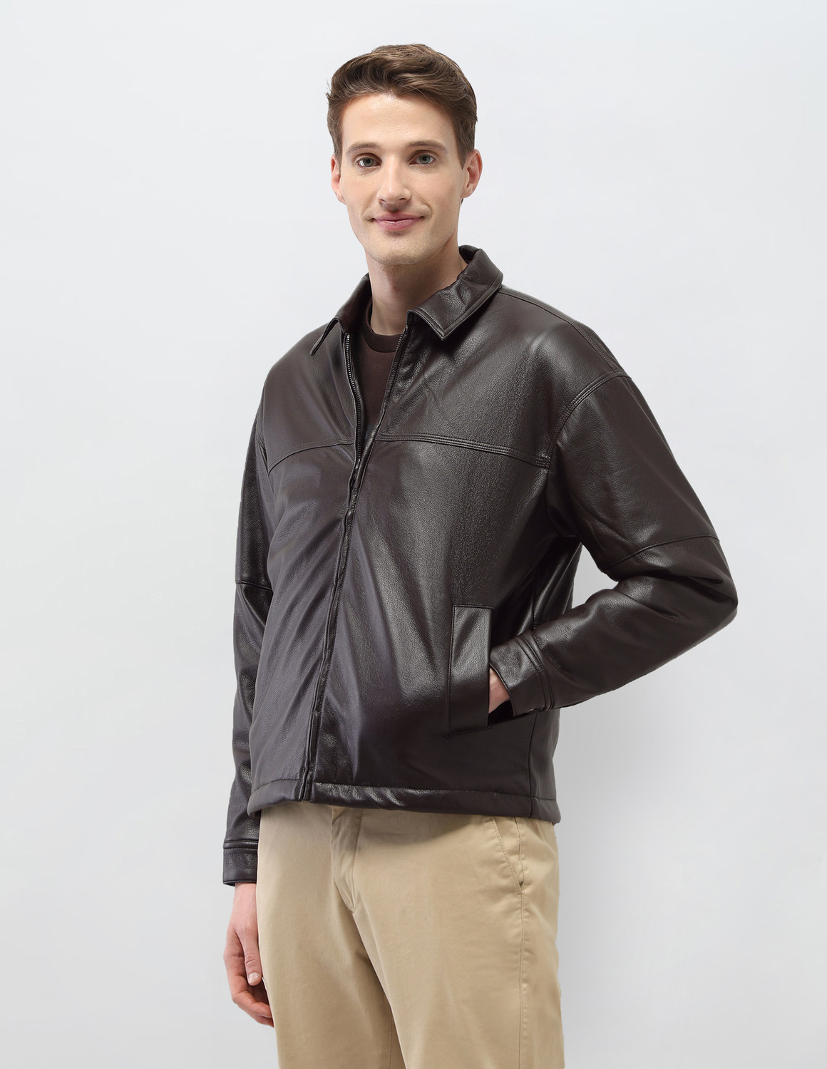 Image of U.S. Polo Assn. Denim Co. Men Solid Casual Jacket