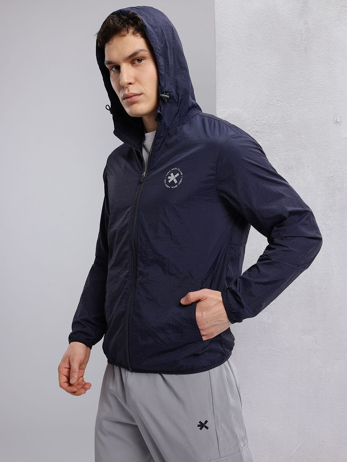 Image of HRX by Hrithik Roshan Full Sleeve Solid Men Jacket