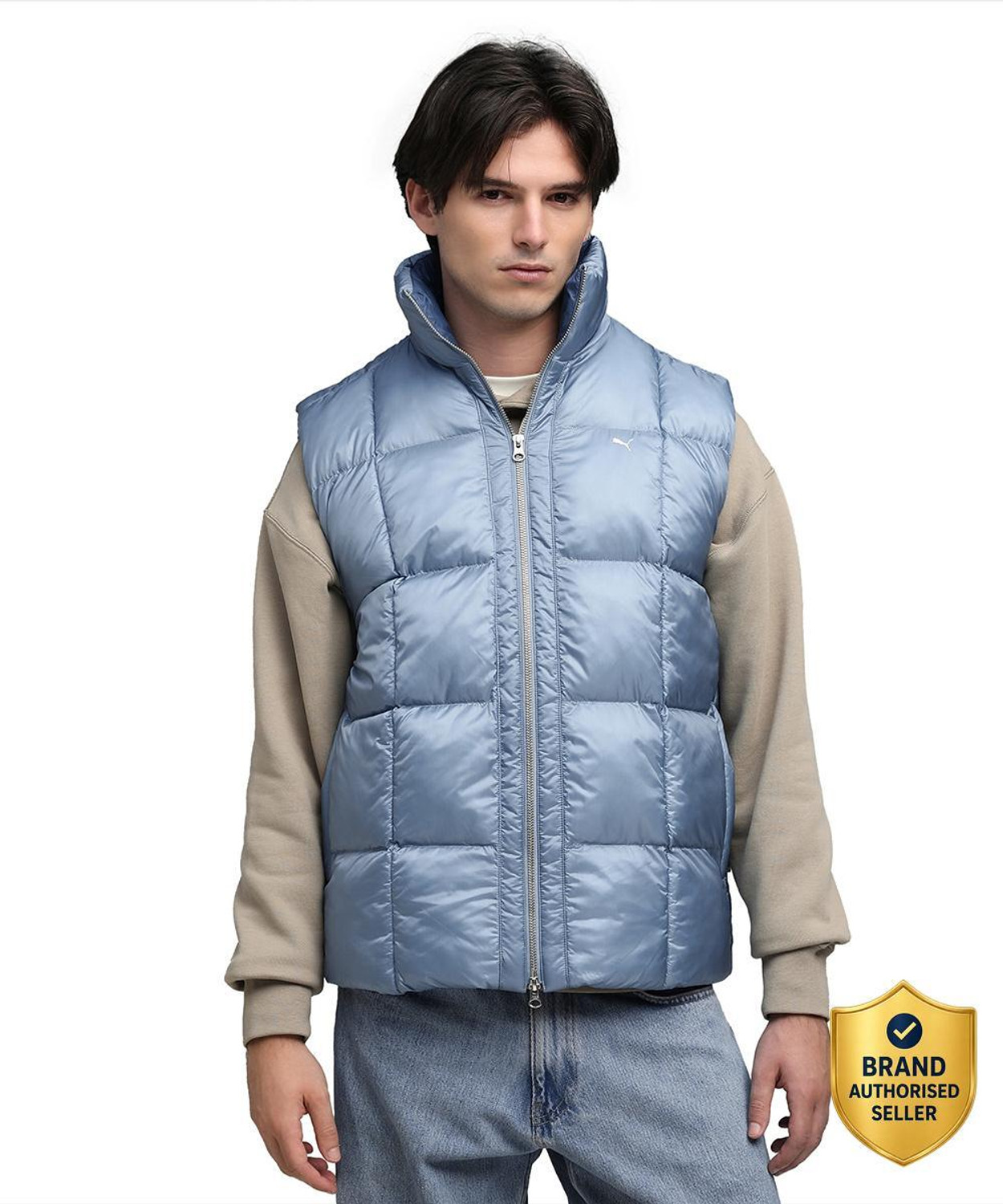 Image of PUMA Sleeveless Solid Men Jacket