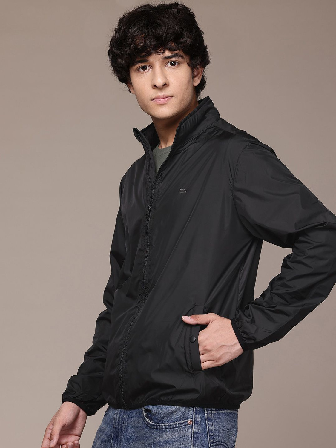 Image of Roadster Full Sleeve Solid Men Tailored Jacket