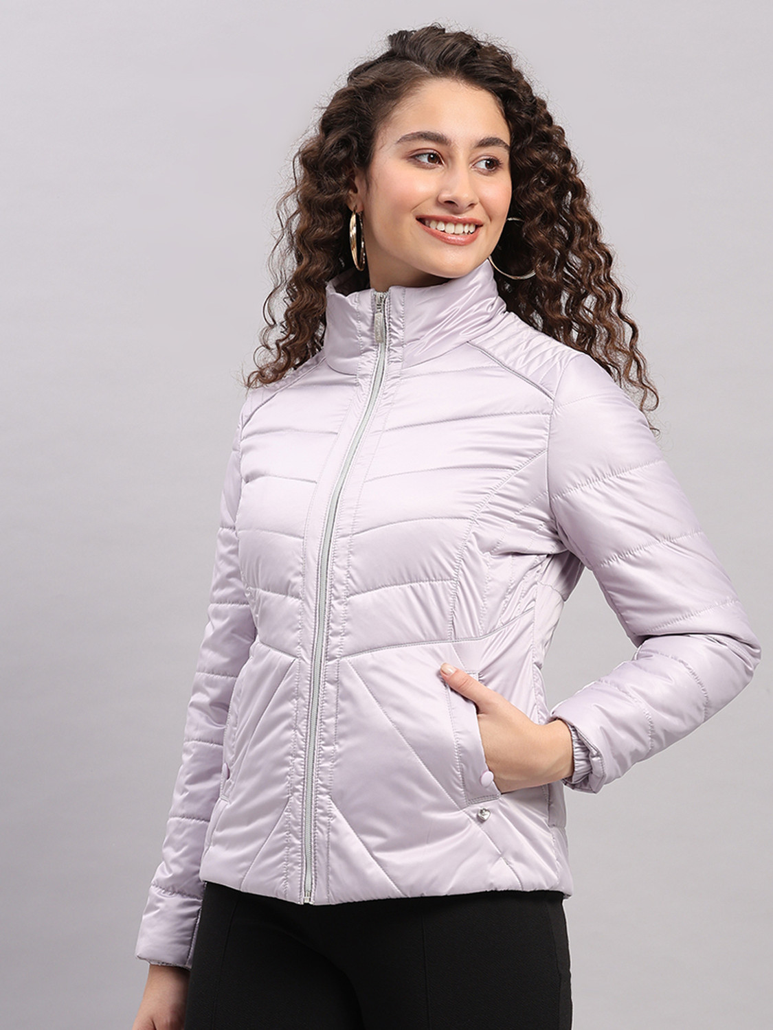 Image of MONTE CARLO Full Sleeve Solid Women Jacket