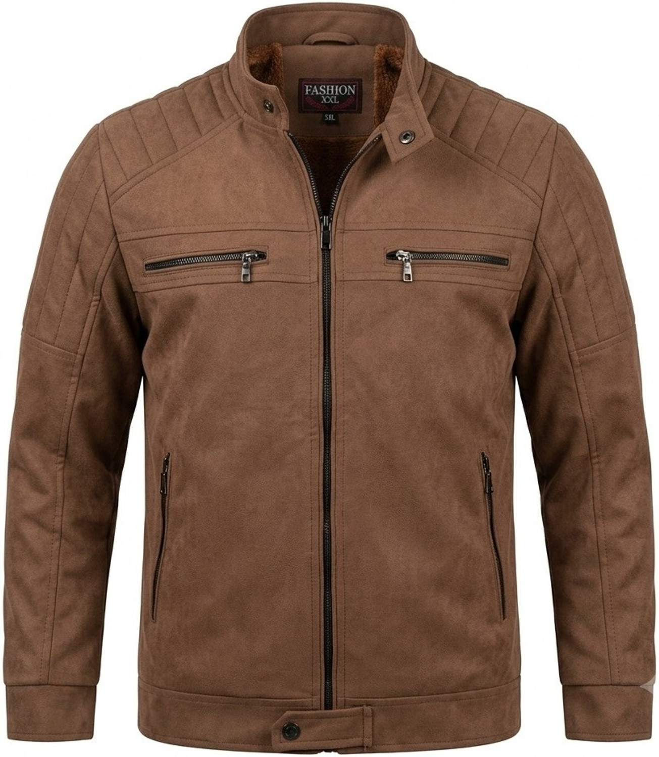 Image of GENZARTICLES Full Sleeve Solid, Self Design Men Jacket