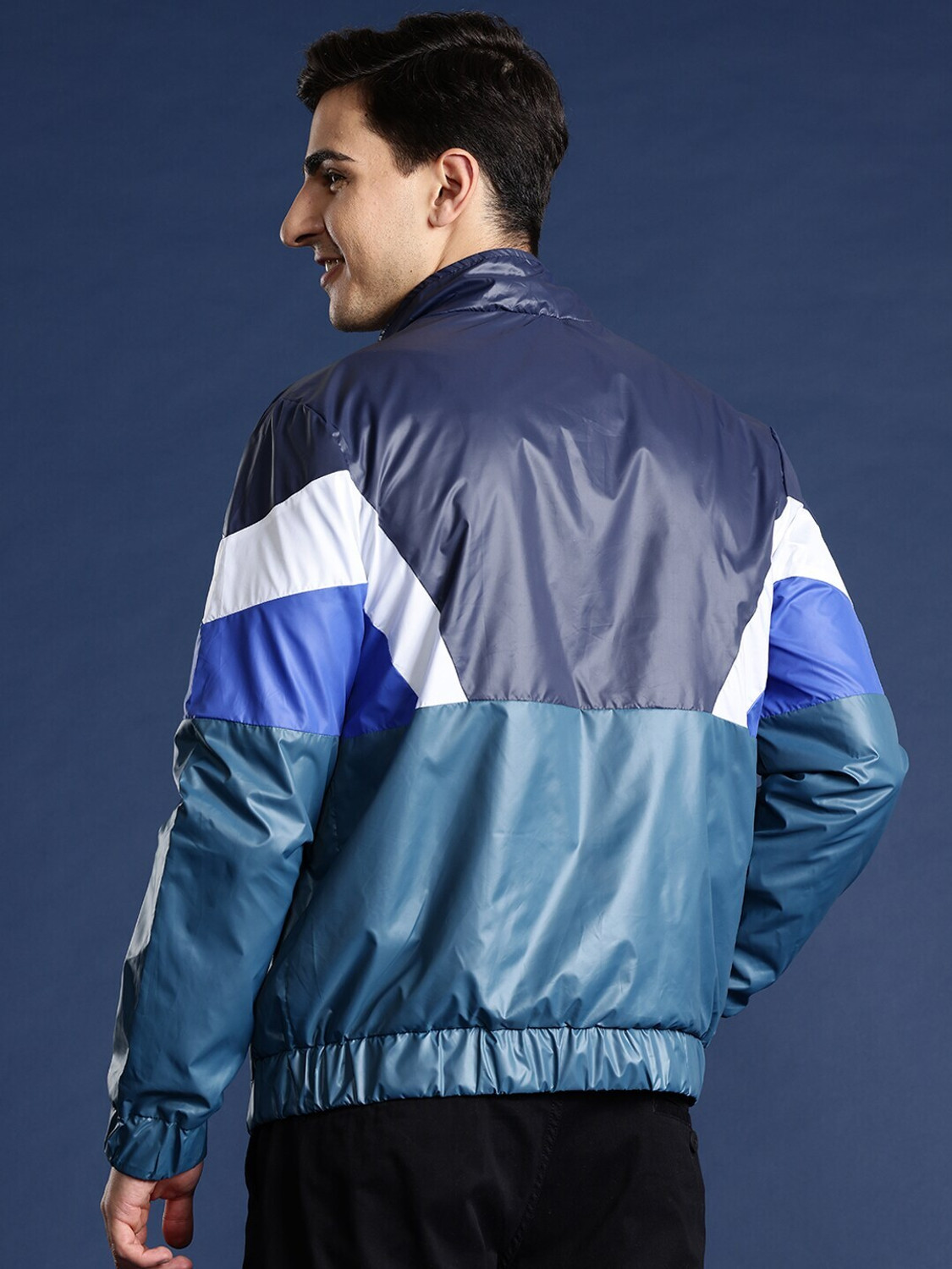 Image of Mast & Harbour Full Sleeve Colorblock Men Jacket