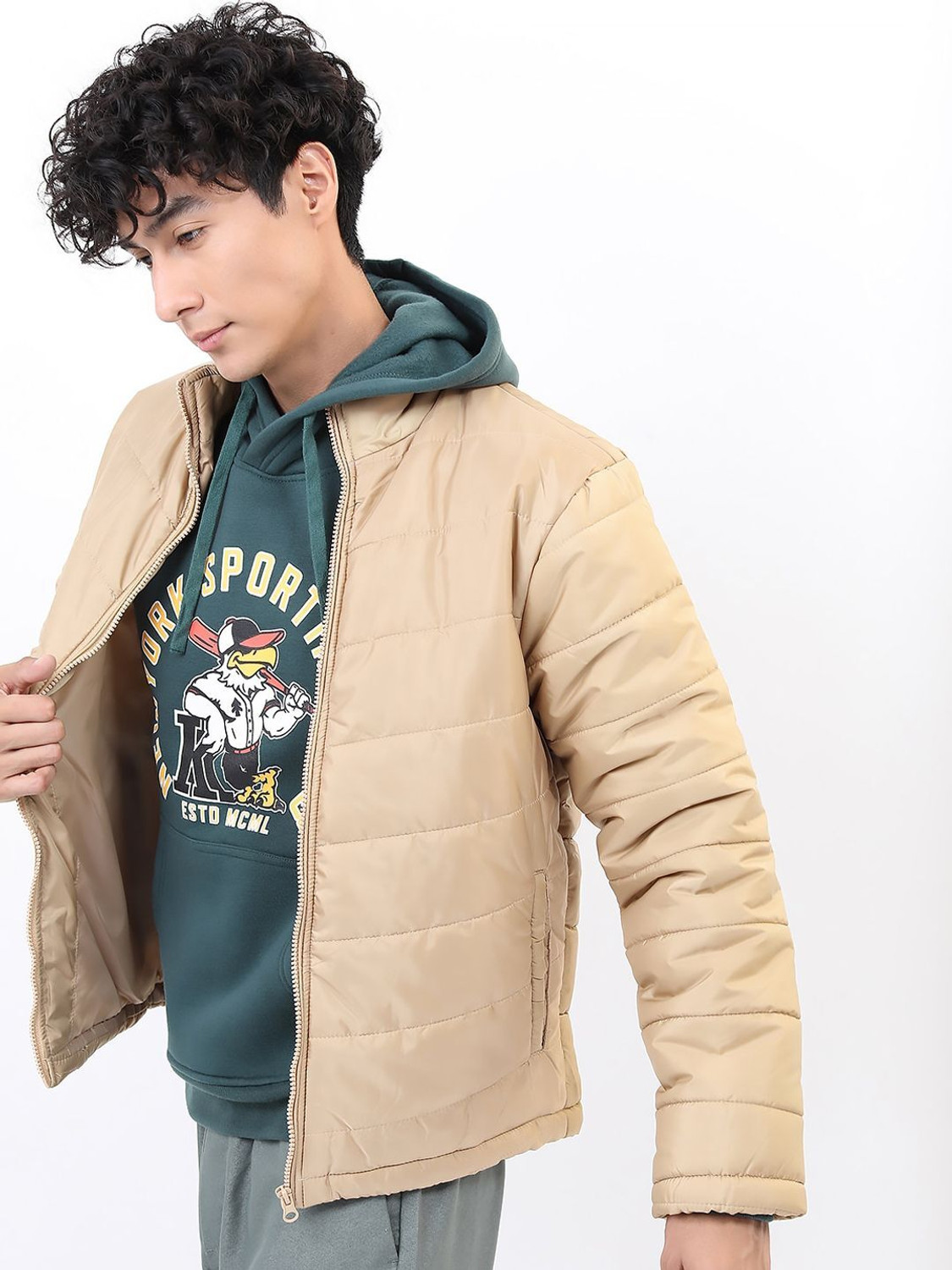 Image of HIGHLANDER Full Sleeve Solid Men Jacket