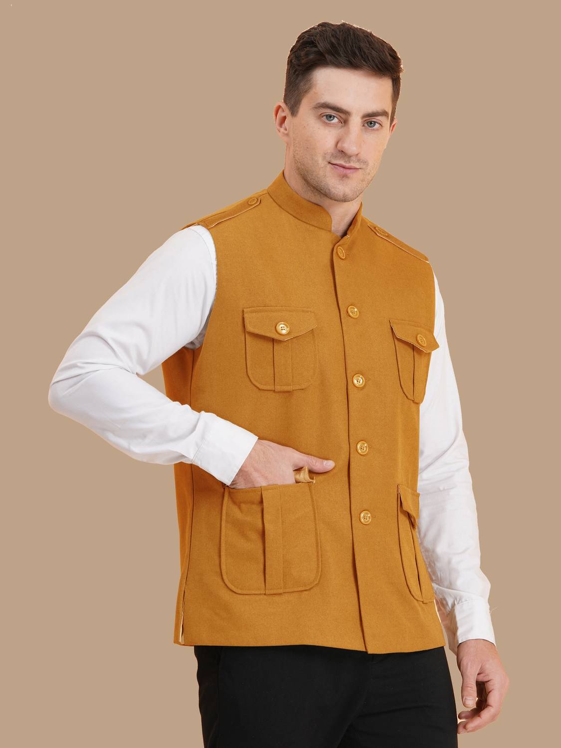 SG LEMAN Sleeveless Solid Men Jacket - Image 4