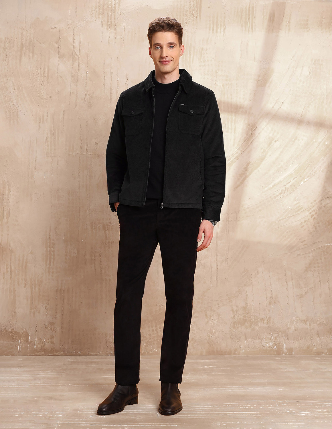 Image of U.S. Polo Assn. Denim Co. Full Sleeve Solid Men Jacket