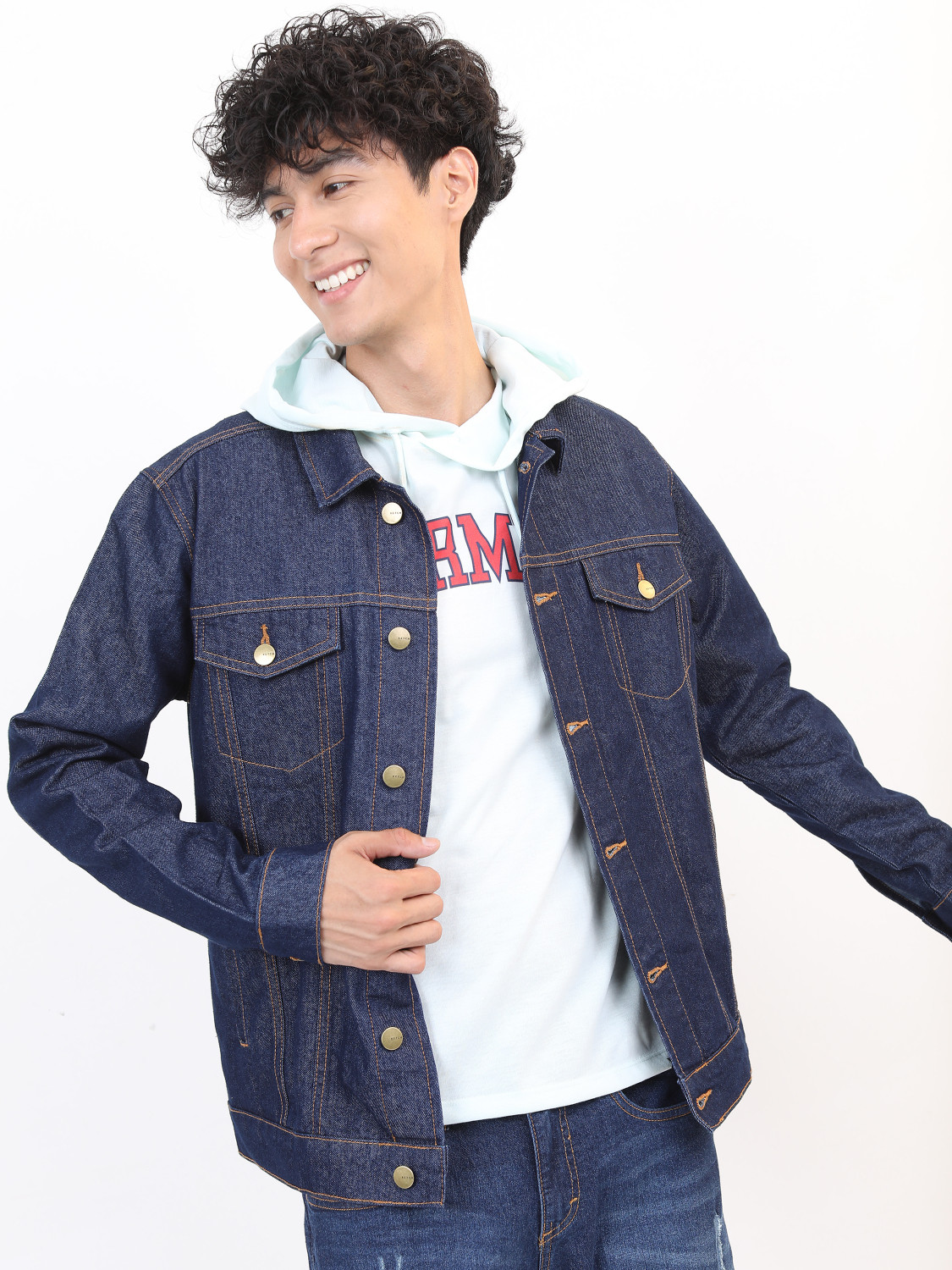 Image of KETCH Full Sleeve Solid Men Jacket