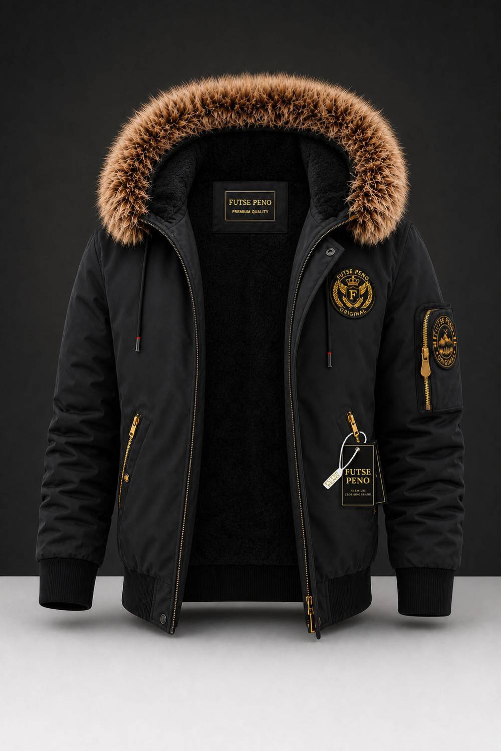 FUTSE PENO Full Sleeve Applique Men Jacket - Image 1