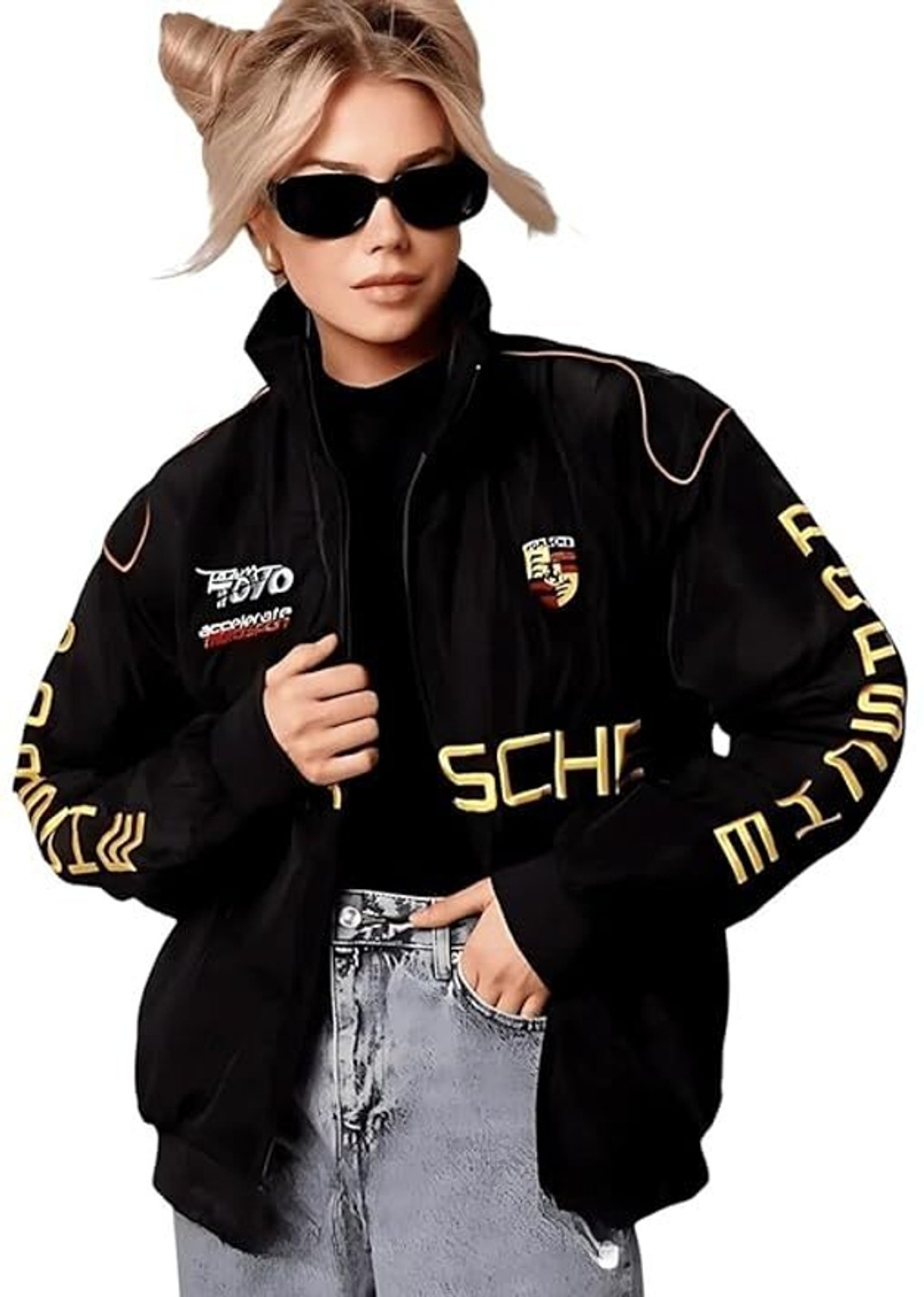 Image of EXOTIXSTORE Full Sleeve Embroidered Men & Women Jacket