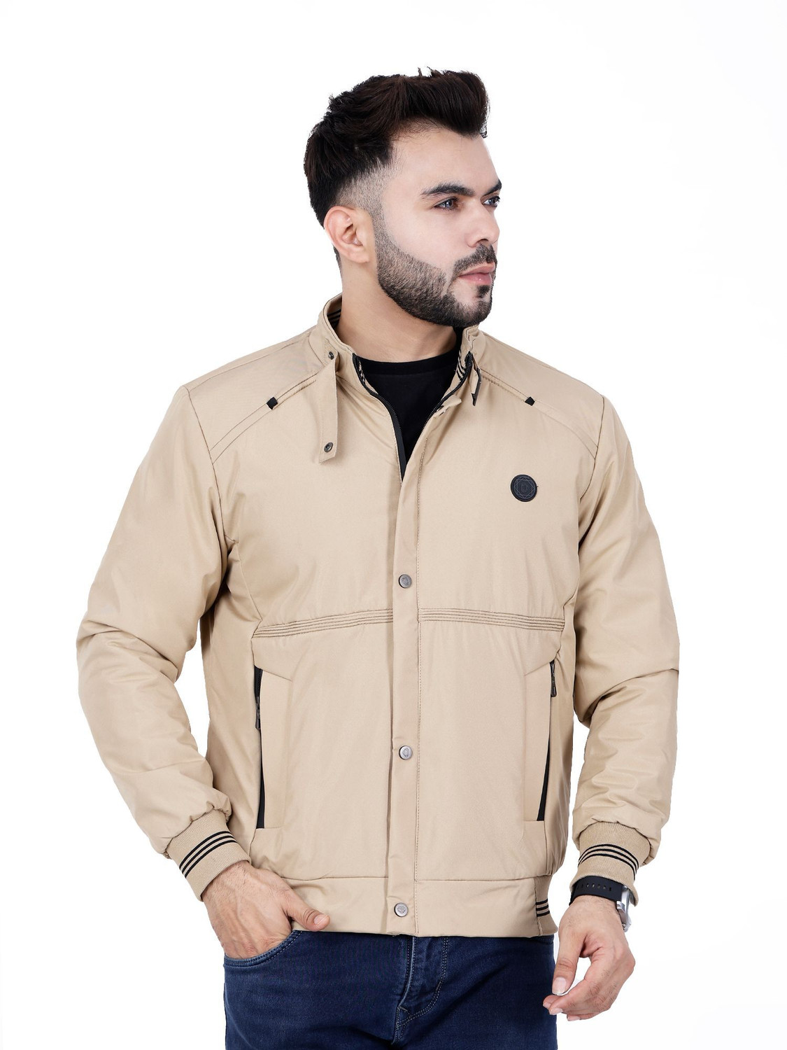 Dollar Full Sleeve Solid Men Jacket