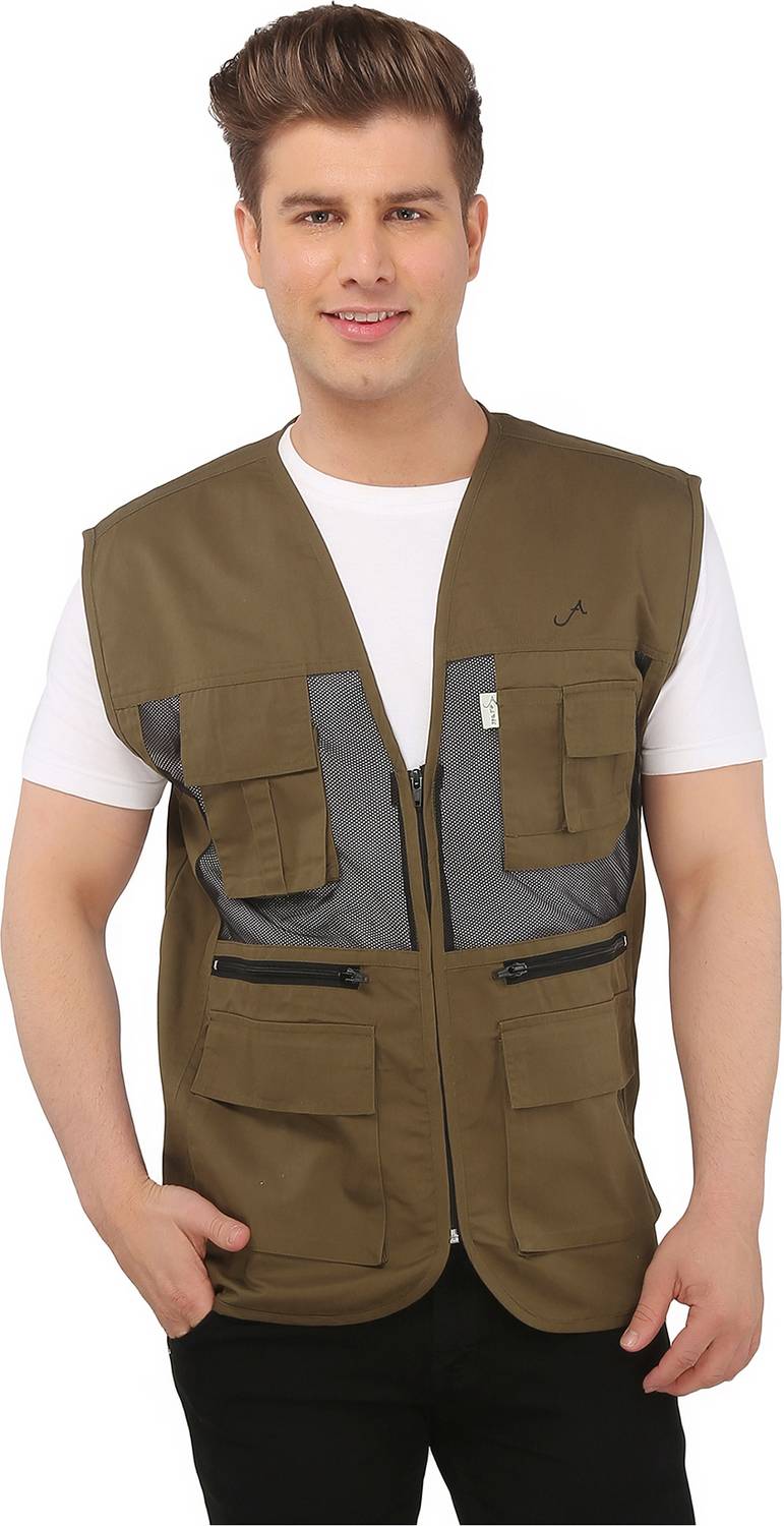 Ashdan Sleeveless Printed Men Jacket
