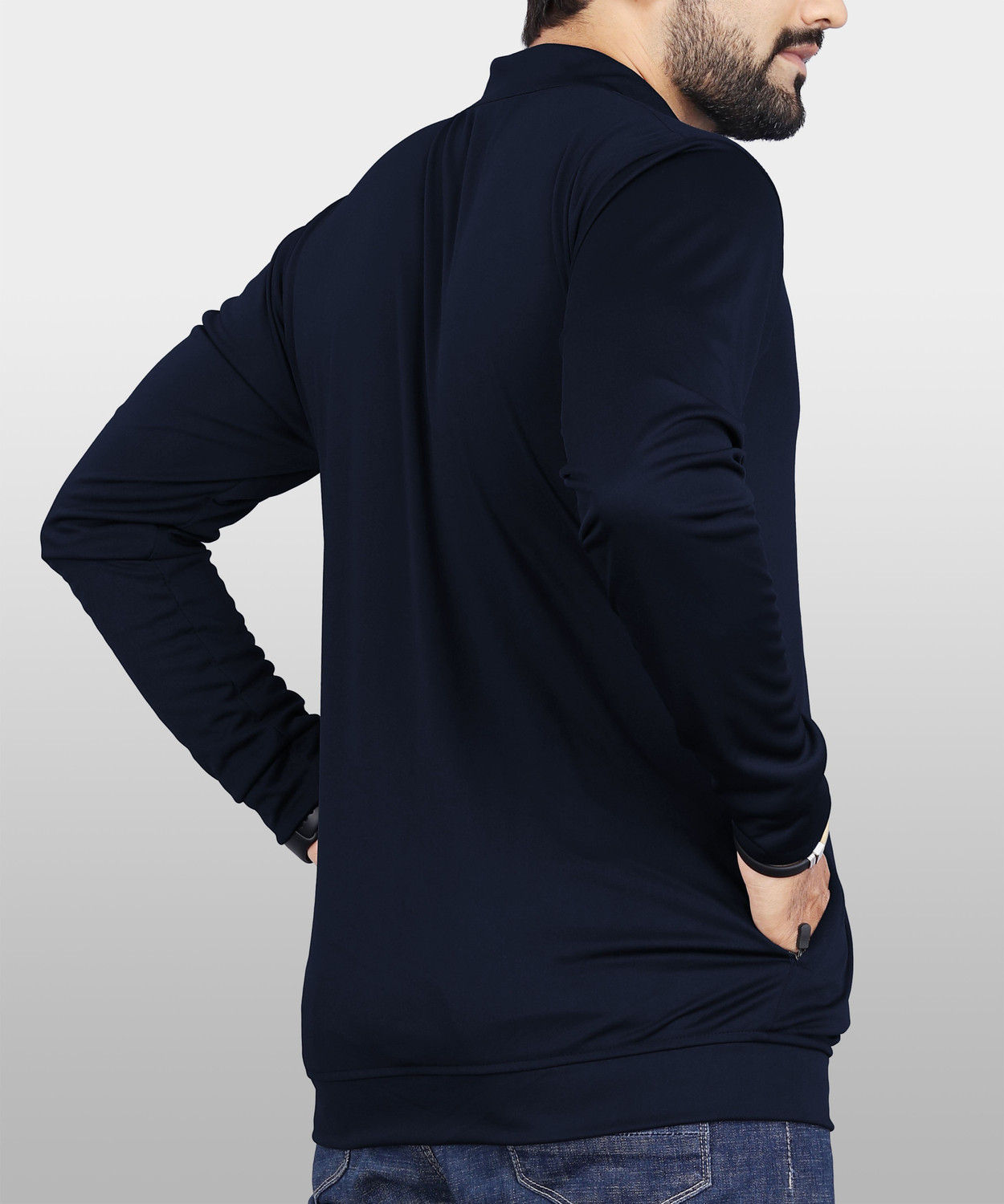 Image of Veehaus Full Sleeve Solid Men Jacket