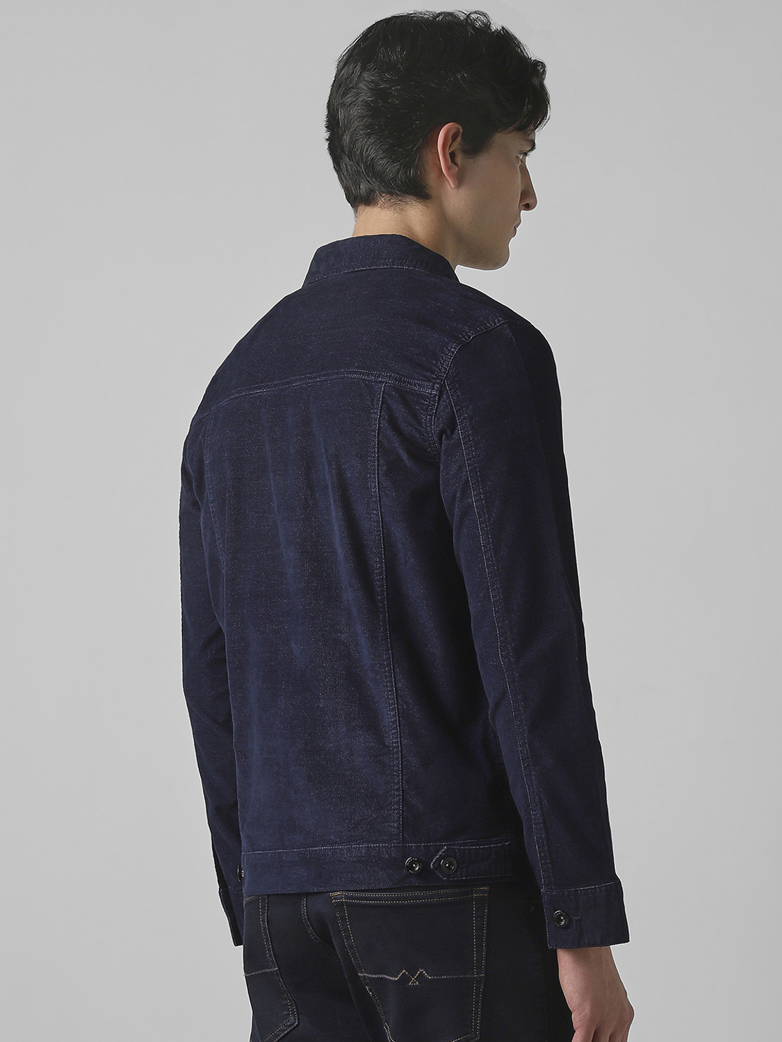 Image of MUFTI Full Sleeve Solid Men Jacket